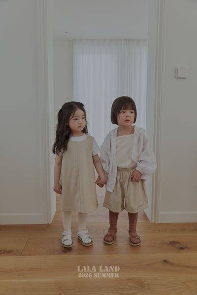 lala land51｜(75-120cm) 2色經典捲邊條紋短褲18