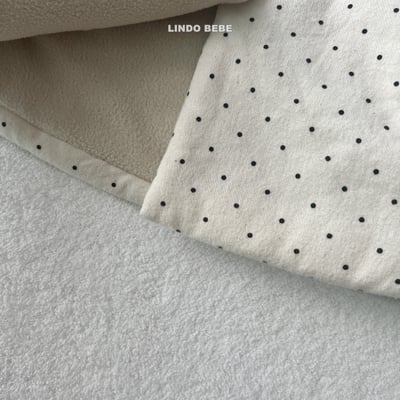 Lindo30｜(3m-18m) 波點內刷毛背心2