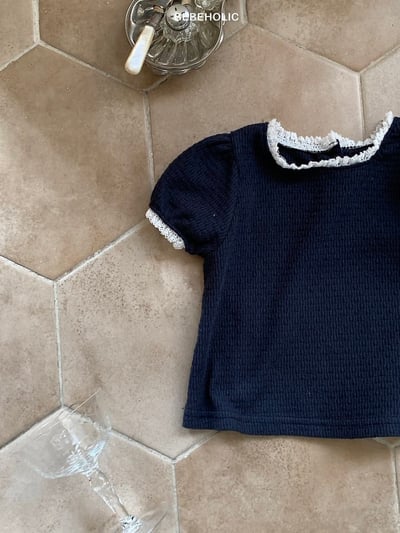 Bebe holic43｜(3m-18m) 蕾絲泡泡袖上衣10