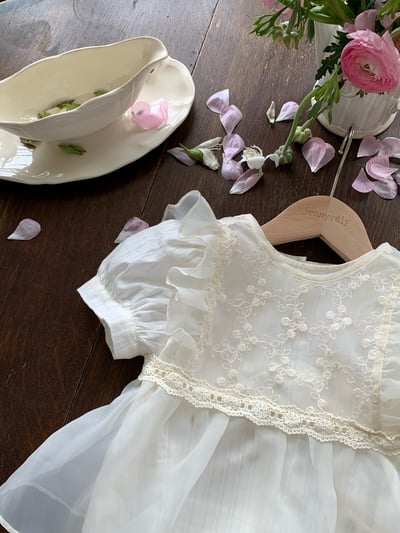 JE23｜(73-90cm) 蕾絲背心公主包屁衣套裝16