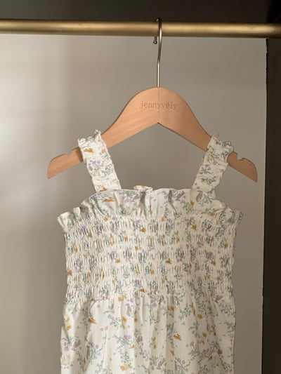 JE51｜(73-120cm) 碎花吊帶連身褲24