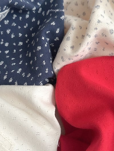 Atomeme24｜(70-110) 蕾絲小標短袖上衣3