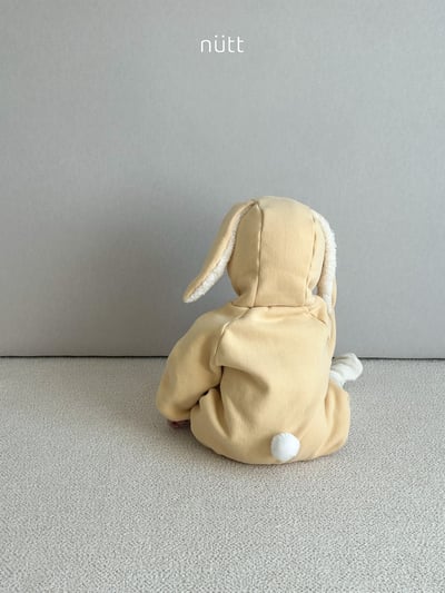Nutt09｜(3m-16m) 小兔刷毛連身包屁衣9