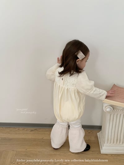 JE 421｜(66-90cm)  玫瑰蕾絲包屁衣16