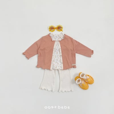 Oottbebe13｜(1y-7y )  木耳邊薄開衫外套7