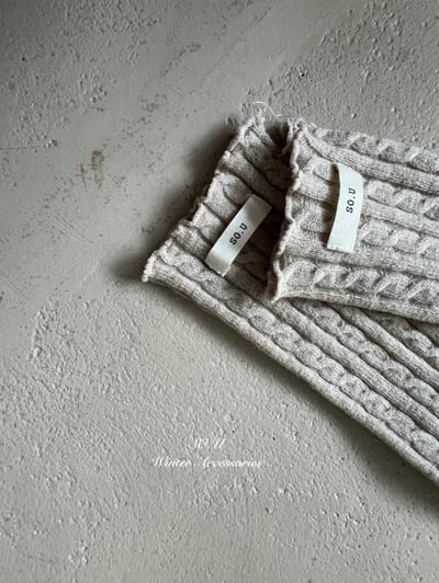 S0.U05｜(Free)  針織堆堆腿套襪5