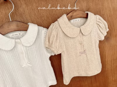 Valubebe 63｜(65-90cm) 翻領泡泡袖上衣3