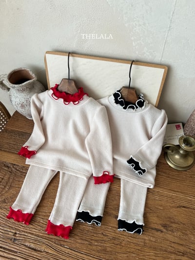 thelala38｜ (1y-6y) 撞色層次捲邊內搭褲5