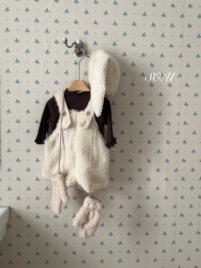 S0.U10｜(12m-M)  毛毛愛心吊帶褲7