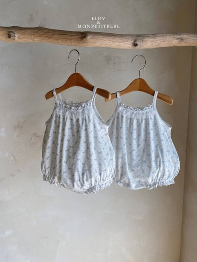 Mon petit06｜(66-90cm) 蝴蝶結細肩包屁衣1