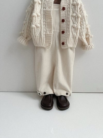 Atomeme33｜(70cm-110cm) 波點垂墜針織開襟外套12