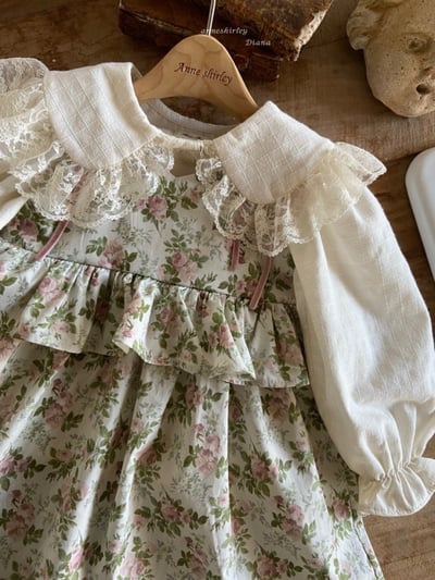 Anne Shirley12｜(1y-5y) 1色春日碎花綁帶洋裝13