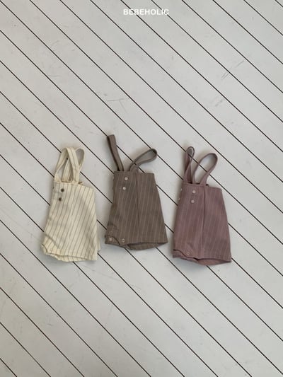 Bebe holic56｜(3m-18m) 吊帶排釦包屁褲14