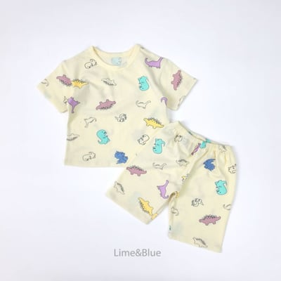 LIME&BLUE35｜(80-118cm)  探險恐龍套裝6