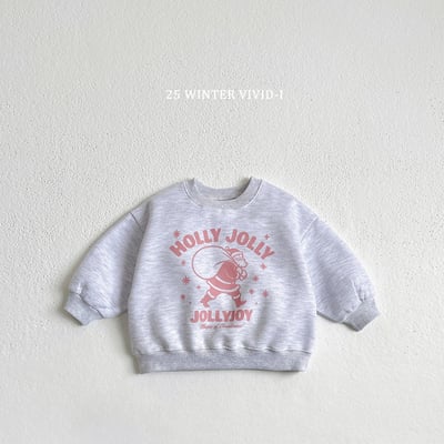 vivid81｜(78cm-125cm) 聖誕老人印花休閒上衣6