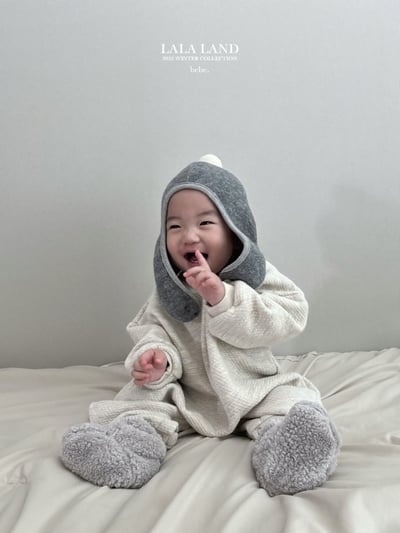 lala land10｜(60cm-83cm) 2色口袋壓紋連身衣4