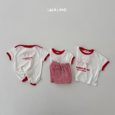 lala land29｜(3m-18m) 2色冰淇淋印花連身衣20