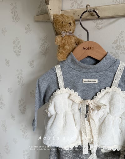 AOSTA56｜(6m-5y) 小標中高領上衣24