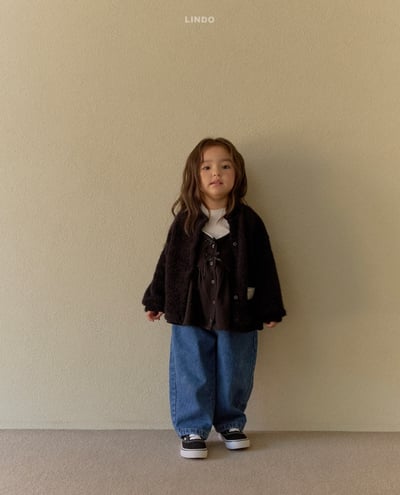 Lindo74｜(80cm-125cm) 柔軟素面開襟外套10