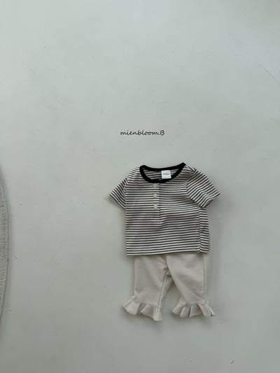 Bloom.b20｜(55cm-118cm) 條紋排扣上衣9