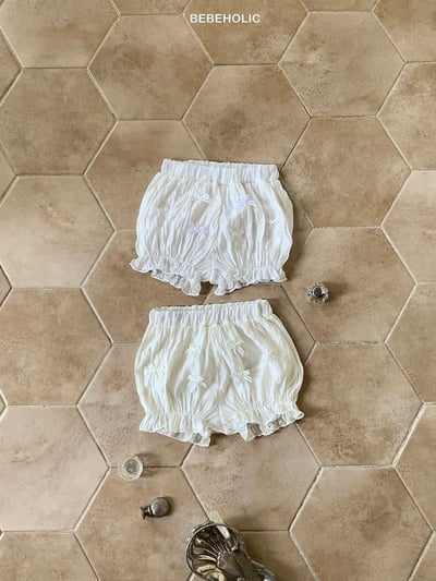 Bebe holic12｜(3m-18m) 蝴蝶結鬆緊褲5