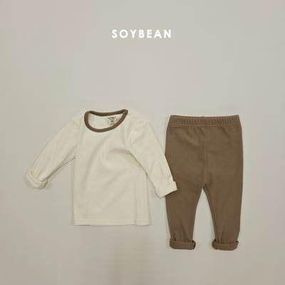 Soybean57｜(75cm-118cm) 撞色內刷毛套裝11