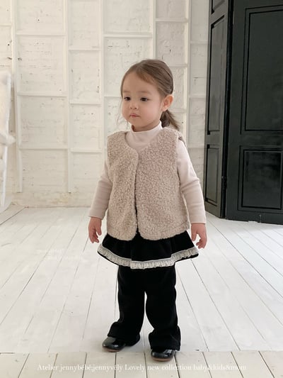 JE 398｜(73-100cm)  絨毛馬甲背心6