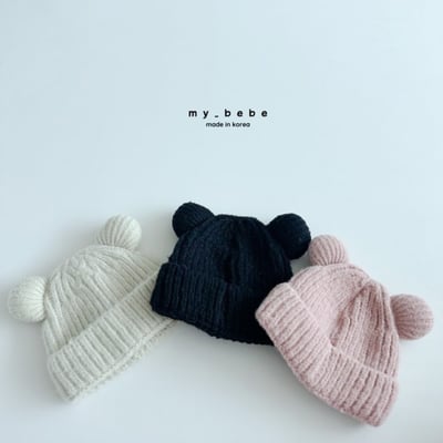 my_bebe36｜(12m~6y) 小熊反折毛帽14