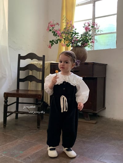 JE586｜(73-100cm) 花邊翻領襯衫/細肩連身褲22