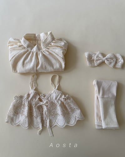 AOSTA16｜(6m-5y) 蕾絲綁帶背心6