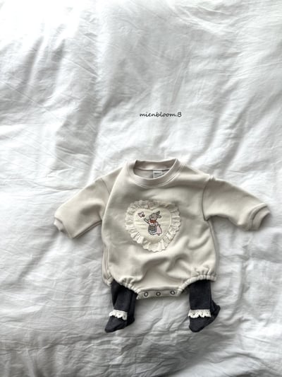 Bloom.b11｜(0m-24m/85cm-125cm) 蕾絲小兔花布包屁衣/洋裝14