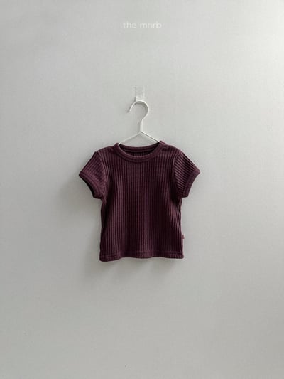 MiniRobe25｜(70-110) 羅紋短袖上衣3