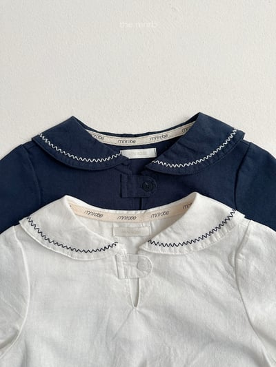 MiniRobe45｜(70-110) 翻領滾邊上衣10