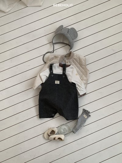 Bebe holic55｜(6m-18m) 波點小兔吊帶包屁褲5