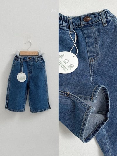 MiniRobe25｜(70-110) 開衩牛仔褲7