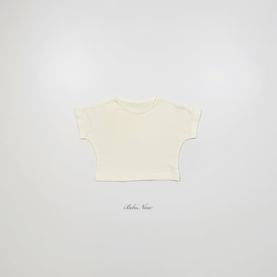 bebe nine30  (65cm-115cm) 3色簡約素色上衣4