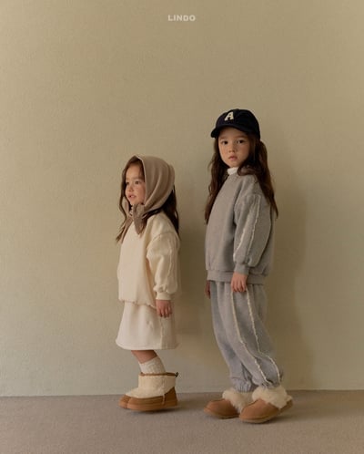 Lindo62｜(80cm-125cm) 蕾絲休閒縮口褲9