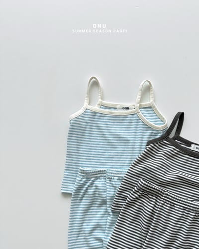onu46｜(70cm-115cm) 條紋細肩背心套裝4