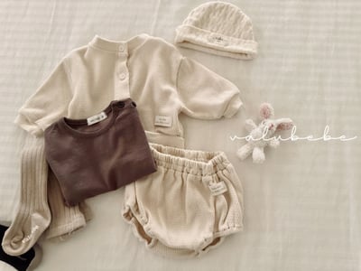 Valubebe25｜(65-80) 華夫格燈籠短褲5