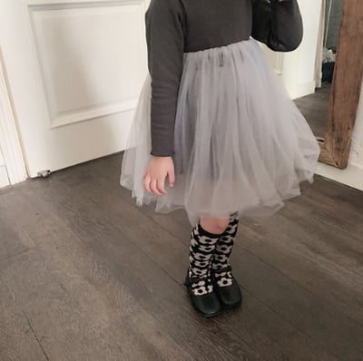 (73-140cm) 簡約高質感澎澎裙薄紗洋裝/少量現貨8