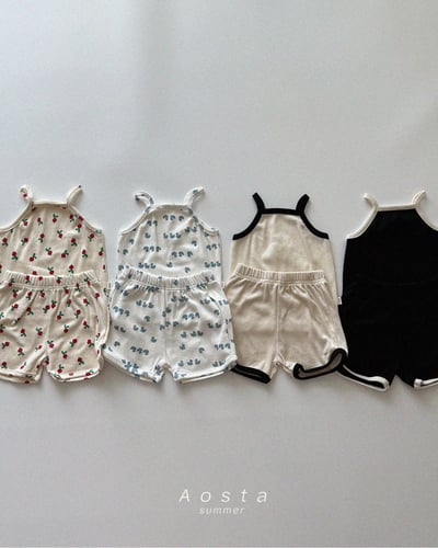 AOSTA42｜(6m-5y) 4款夏季羅紋短褲4