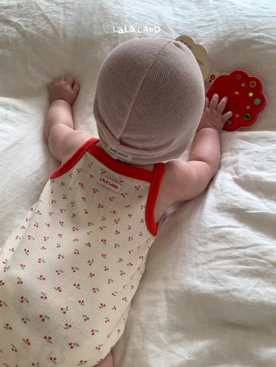 lala land21｜(3m-18m) 2色滿版櫻花包屁衣13