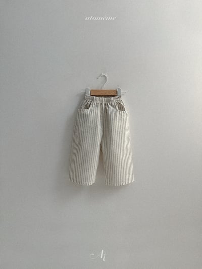 Atomeme01｜(70-110) 線條直筒長褲6