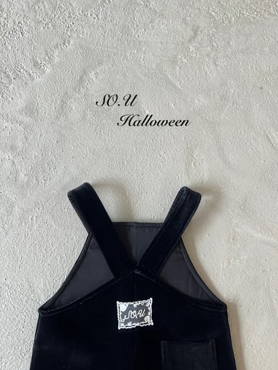 SO.U22｜(12m-M)  口袋蕾絲吊帶褲4