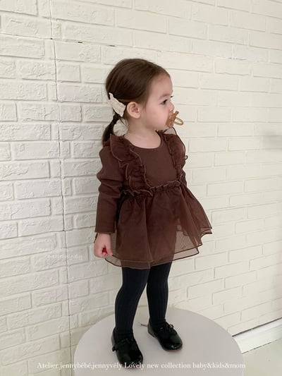 JE603｜(66cm-90cm)  公主網紗裙包屁衣9