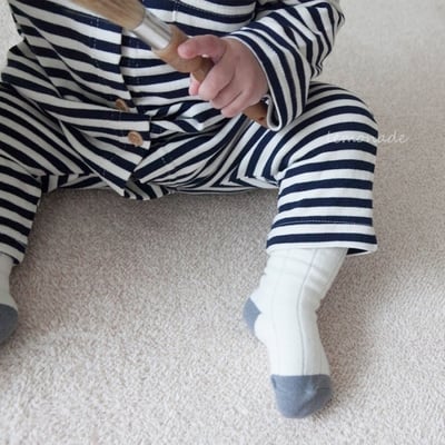 LEMONADE48｜(55cm-85cm) 2色有領條紋連身衣6