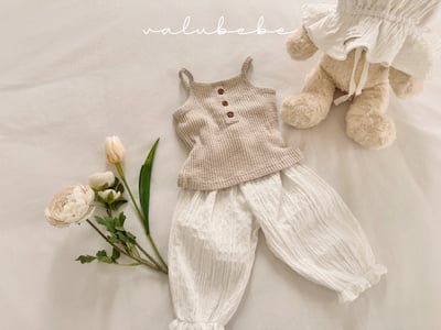 Valubebe 66｜(65-90cm) 編織紋束腳褲9