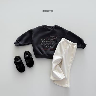 Bonito12｜(75cm-125cm) 小狗印花休閒上衣8