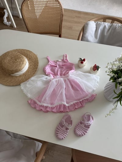 LePetitmot21｜(80-125cm) 蕾絲芭蕾舞襯裙10