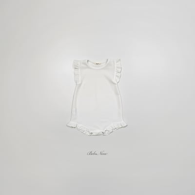 bebe nine05  (6m-24m) 3色波浪花邊無袖連身服5